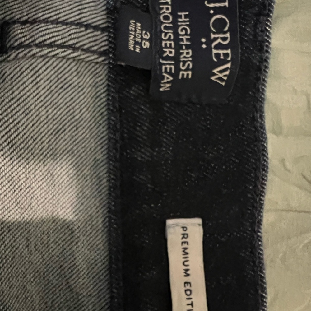 J. Crew High-Rise Trouser Jeans - Gray